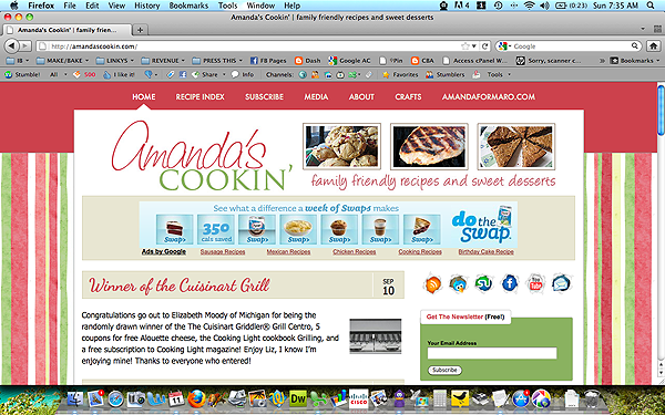 Amanda's Cookin' has moved to WordPress