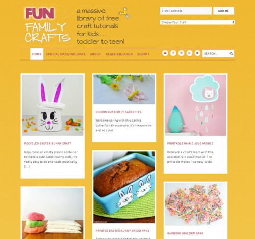 Fun Family Crafts is a blog by Amanda Formaro