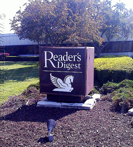 Reader's Digest sign